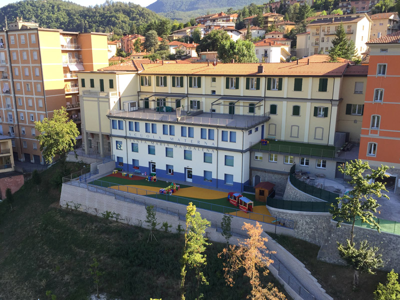 Albergati Porretta Terme Ristrutturazione Scuola Materna e appartamenti